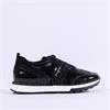 Paul Green Laced Sporty Trainer - Black Patent